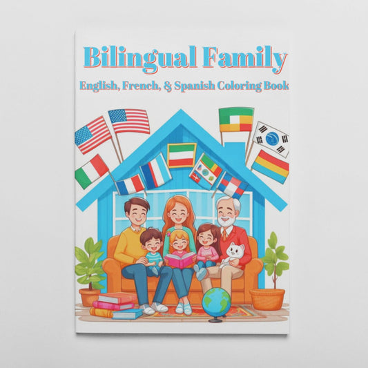 Bilingual Family Coloring Book - RMF Publishing