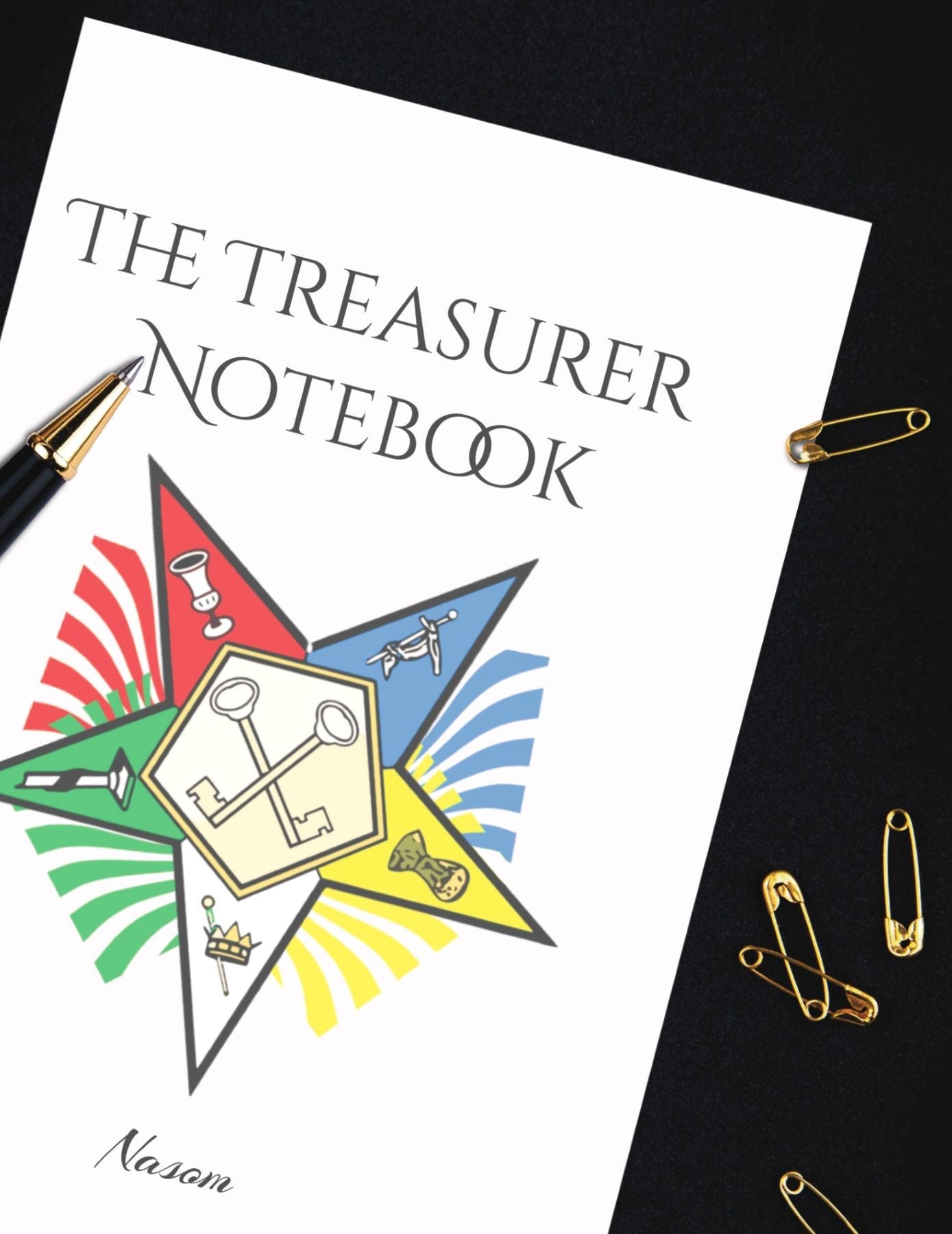 Treasurer Notebook Hardback - RMF Publishing